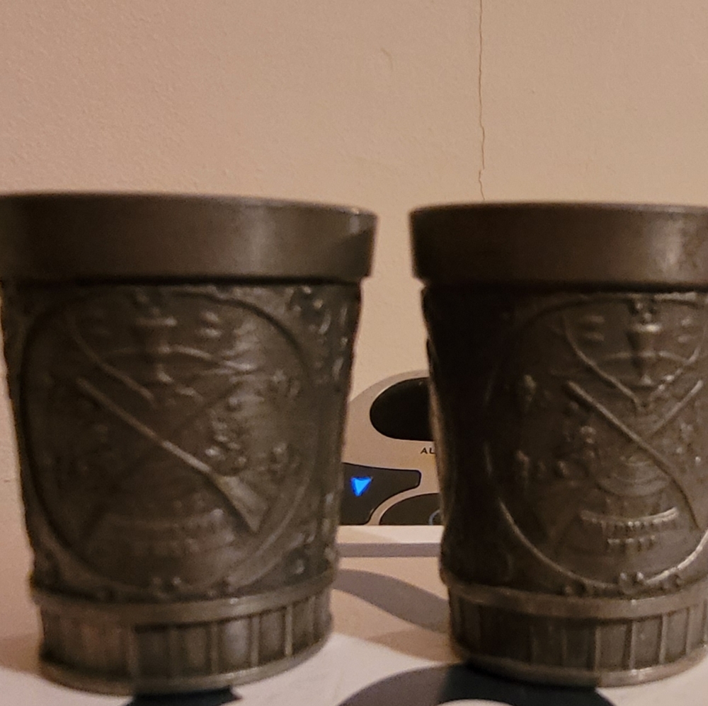 2 German Vintage Shot Glasses